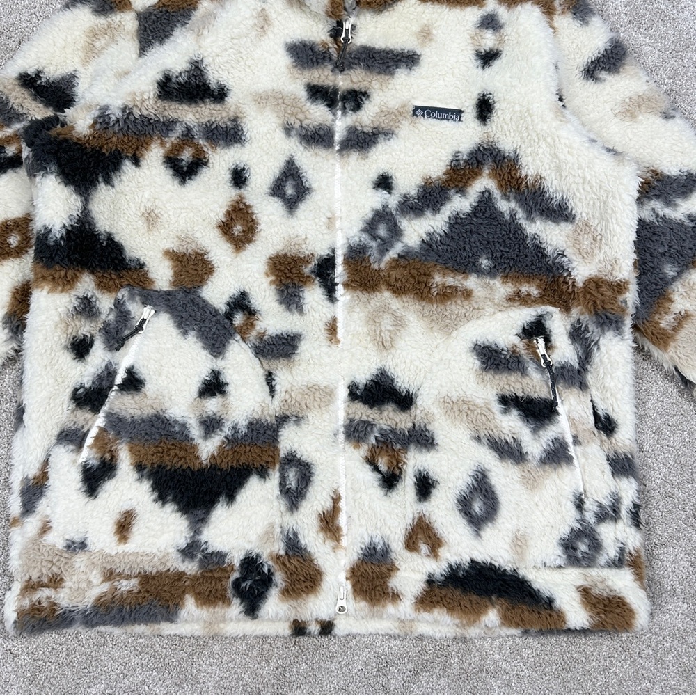 SOLD | Columbia Women’s Winter Pass Sherpa Full Zip Jacket in Rocky Mountain L - Picture 4 of 16